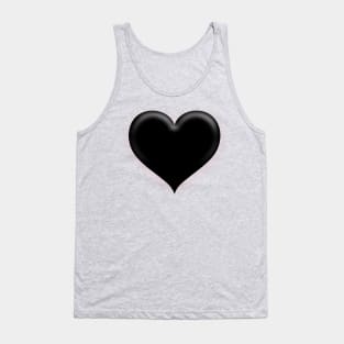 Black Heart Emoji Tank Top